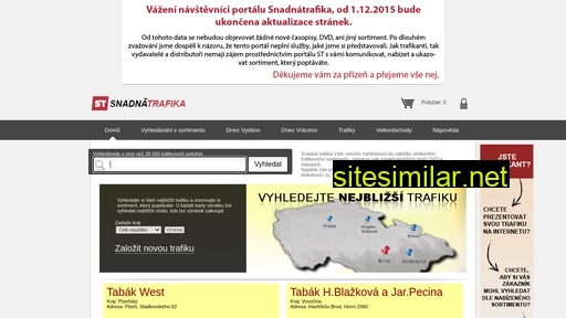 snadnatrafika.cz alternative sites
