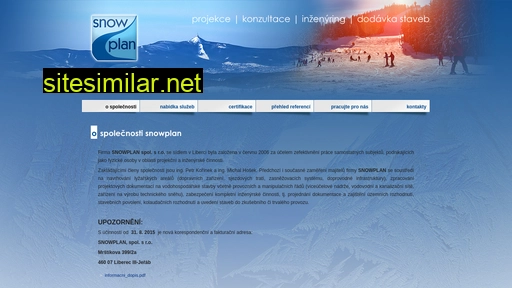 snowplan.cz alternative sites