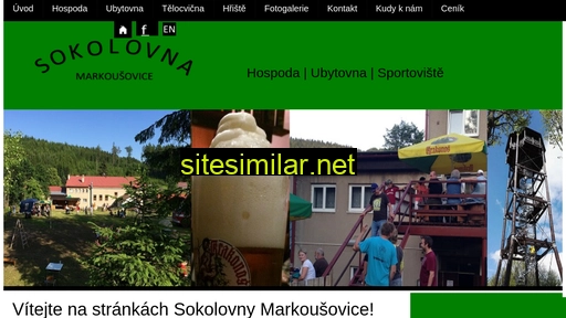 Sokolovna-markousovice similar sites