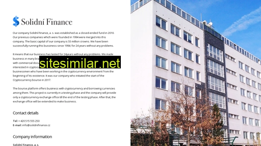 solidnifinance.cz alternative sites