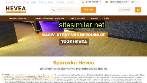 sparovka-hevea.cz alternative sites