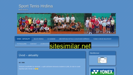 Sport-tenis-hrdina similar sites