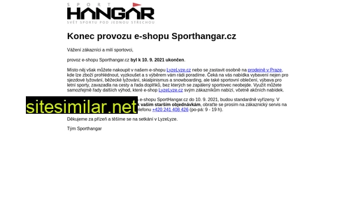 sporthangar.cz alternative sites