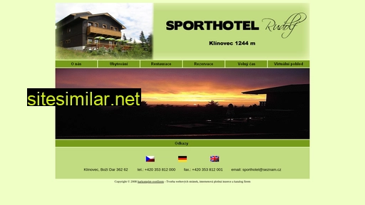 sporthotelrudolf.cz alternative sites