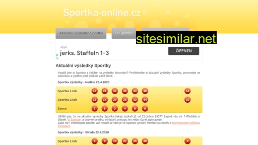 sportka-online.cz alternative sites
