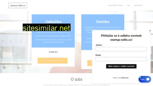 Startup-sidlo similar sites