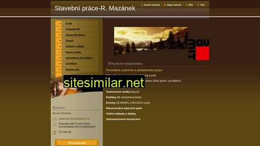 stavby-mazanek.cz alternative sites