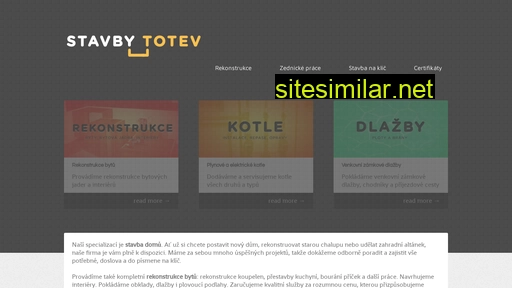 stavby-totev.cz alternative sites