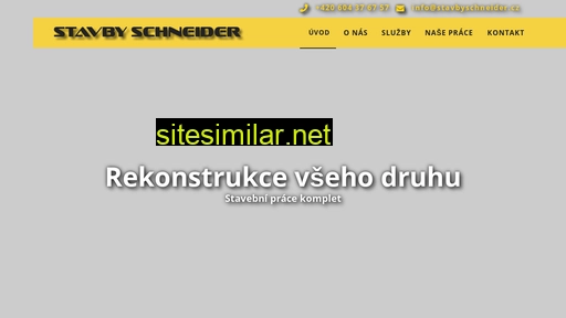 stavbyschneider.cz alternative sites
