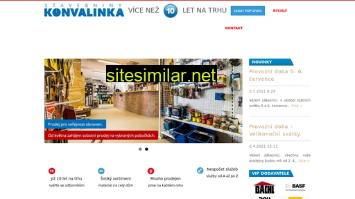stavebniny-konvalinka.cz alternative sites