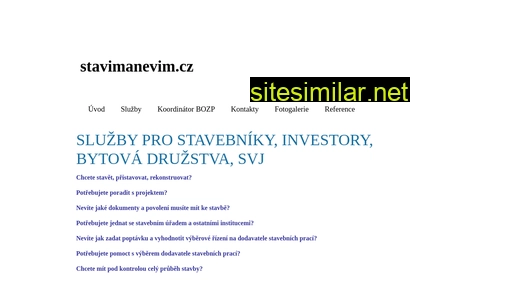 stavimanevim.cz alternative sites