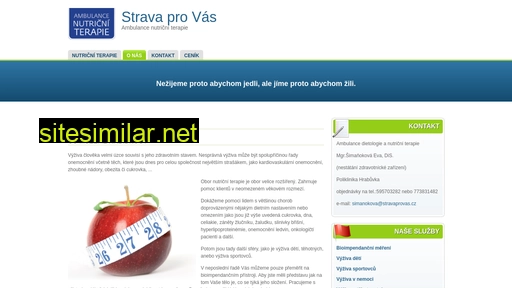 stravaprovas.cz alternative sites