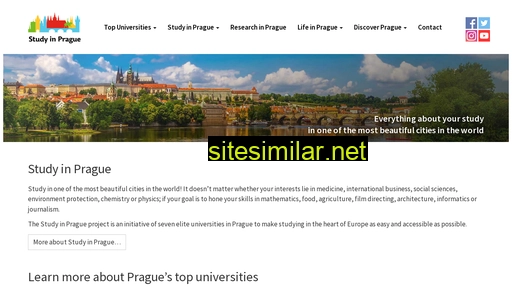 studyinprague.cz alternative sites
