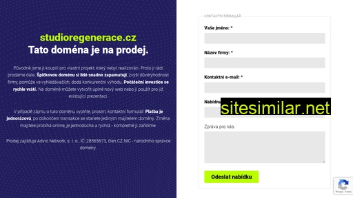studioregenerace.cz alternative sites