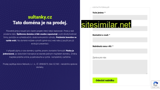 sultanky.cz alternative sites