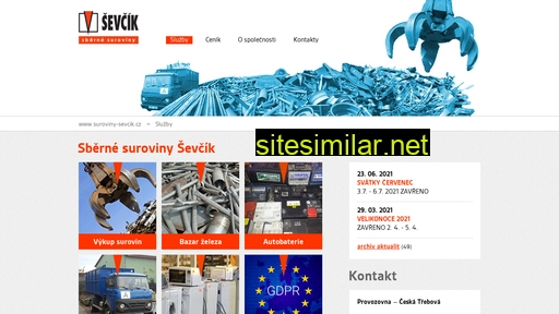 suroviny-sevcik.cz alternative sites