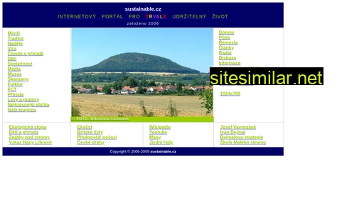 sustainable.cz alternative sites