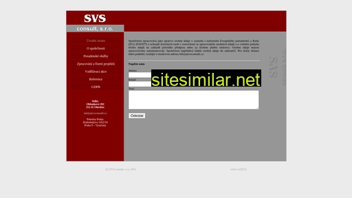 svsconsult.cz alternative sites