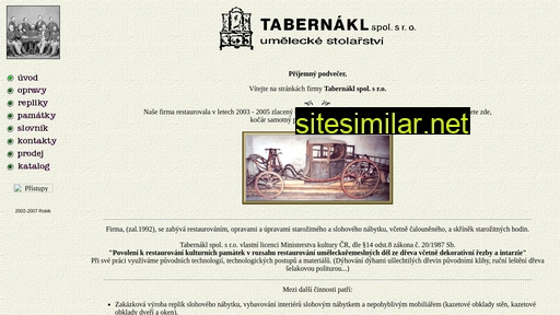 tabernakl.cz alternative sites