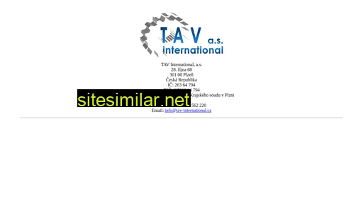 tav-international.cz alternative sites
