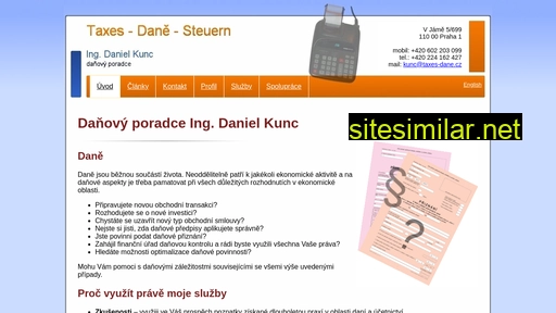 taxes-dane.cz alternative sites