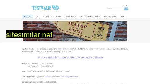 teatralie.cz alternative sites