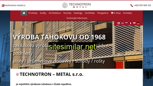 technotron-metal.cz alternative sites