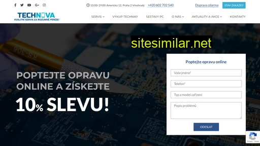 technova.cz alternative sites