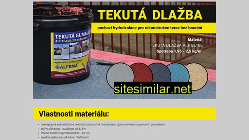 tekuta-dlazba.cz alternative sites