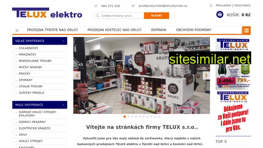 teluxelektro.cz alternative sites