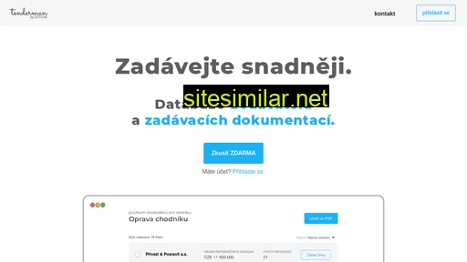 tenderman.cz alternative sites