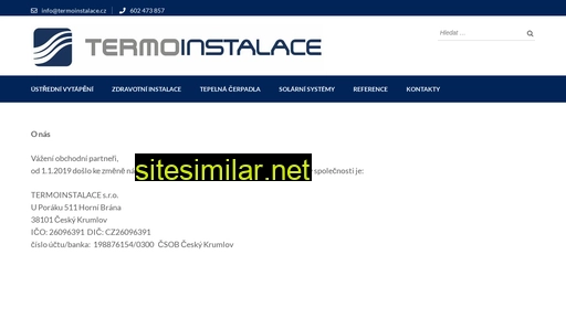termoinstalace.cz alternative sites