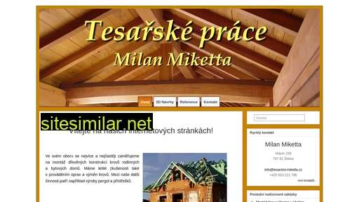 Tesarstvi-miketta similar sites