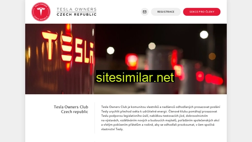 teslaownersclub.cz alternative sites
