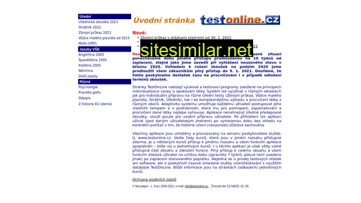 testonline.cz alternative sites