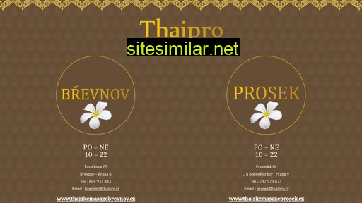 thaipro.cz alternative sites