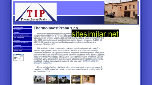 thermoinvestpraha.cz alternative sites