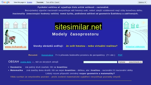 tichanek.cz alternative sites