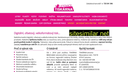 tiskarna-letovice.cz alternative sites