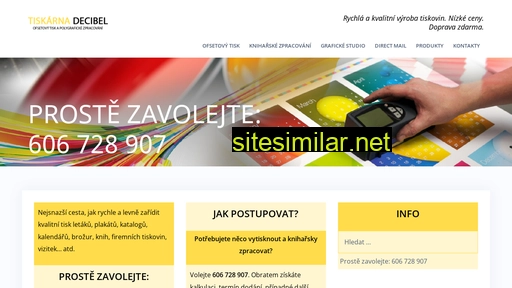 tiskarnadecibel.cz alternative sites