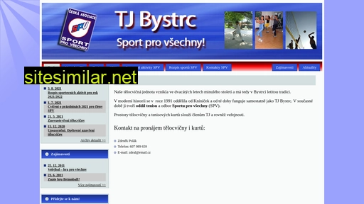 Tjbystrc similar sites