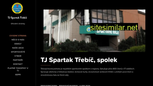 tjspartaktrebic.cz alternative sites