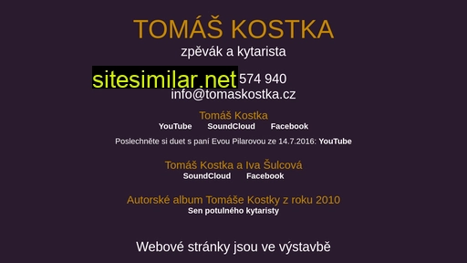 tomaskostka.cz alternative sites