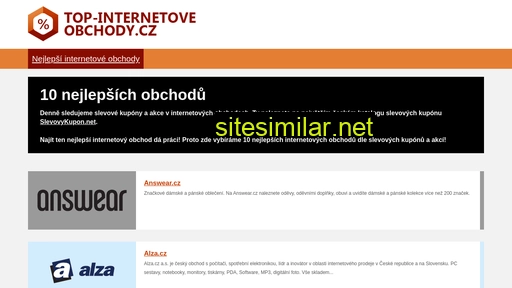 top-internetove-obchody.cz alternative sites