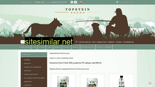 topsteinpetfoods.cz alternative sites