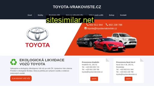 toyota-vrakoviste.cz alternative sites