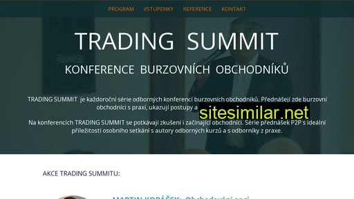 tradingsummit.cz alternative sites