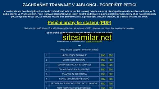 tramvajevjablonci.cz alternative sites