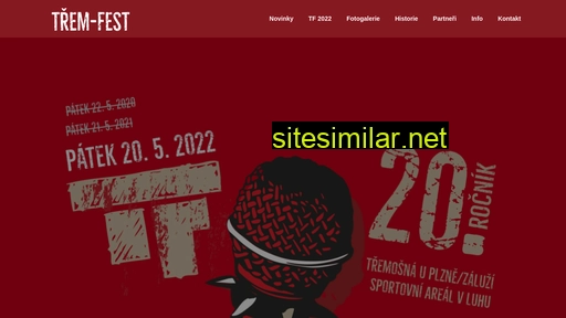 tremfest.cz alternative sites