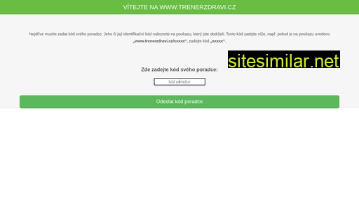 trenerzdravi.cz alternative sites